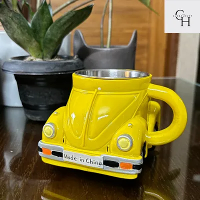 Volkswagen-Shaped Coffee Mug