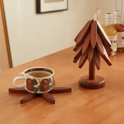 Acacia Wood Heat-Resistant Table Mat