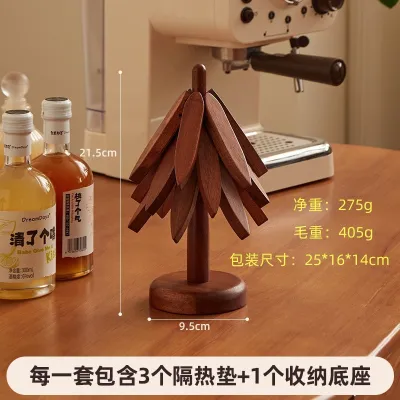 Acacia Wood Heat-Resistant Table Mat