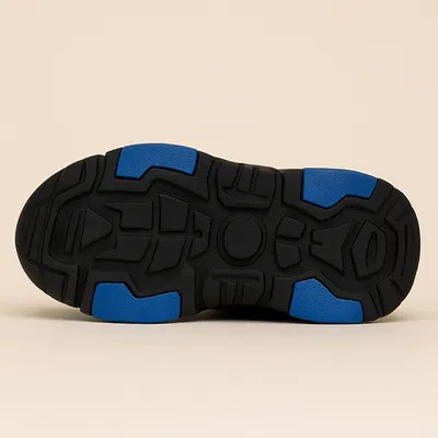 FASHION ActiveGrip Kids Sneakers – Black & Blue