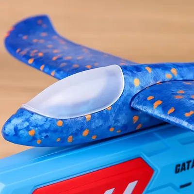 Gun Aircraft Glider (With Light) -Blue