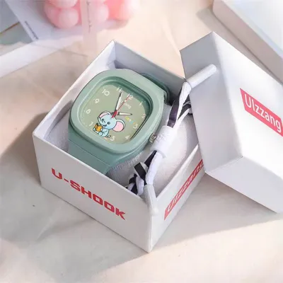 Boys & Girls Korean Style Cartoon Silicone Watch