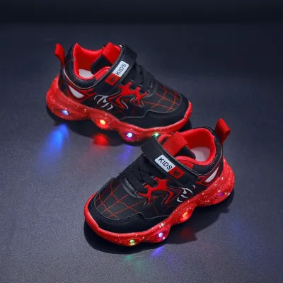 Kids Spider LED Sneakers