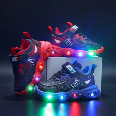 Kids Spider LED Sneakers