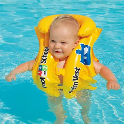 Baby Pool Inflatable Swim Vest – Yellow
