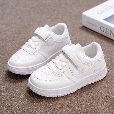 Classic White Kids Sneakers 🤍👟