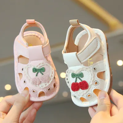 Cherry Blossom Baby Sandals 👶🍒