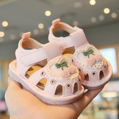 Cherry Blossom Baby Sandals 👶🍒