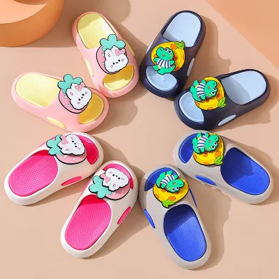 Cartoon Fun Kids Summer Slippers 🌈👣