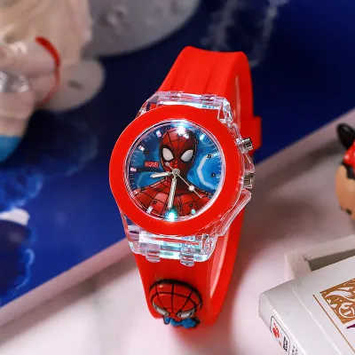 Cartoon LED Light Kids’ Watch – Glowing Fun Edition