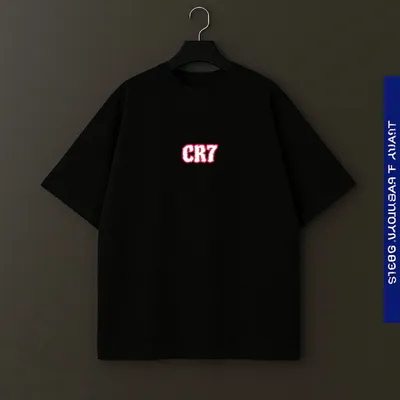 PREMIUM CLASSY CR7 EDITION DROP SHOLDER T SHIRT 