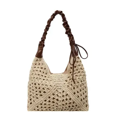 Handmade Woven Straw Shoulder Bag