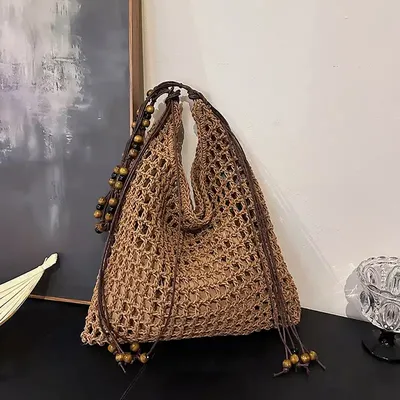 Tassel Beaded Armpit Bag