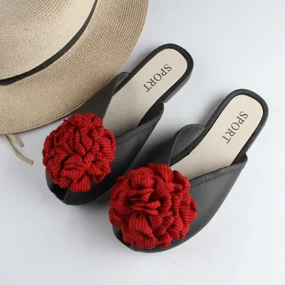 Daffodil Flower  Half Slippers