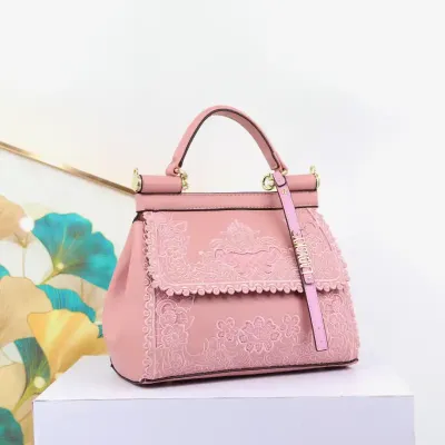 Luxe Embroidery Lady Sky Bag