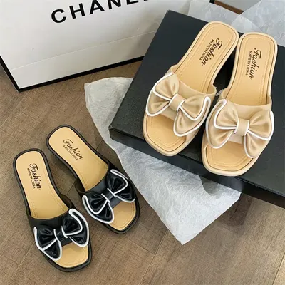 Fashion Bow Casual Beach Sandals 