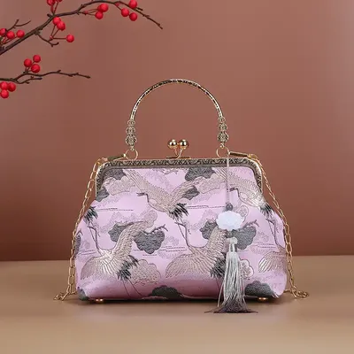 Luxe Embroidery Clutch