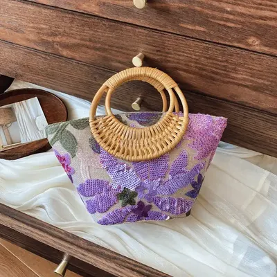 Elegant Bohemian Women's Clutch  LILAC