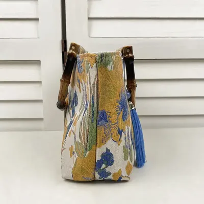  Vintage Bamboo Tote Bag