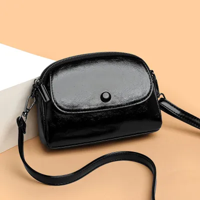 Glossy Finish Crossbody Bag