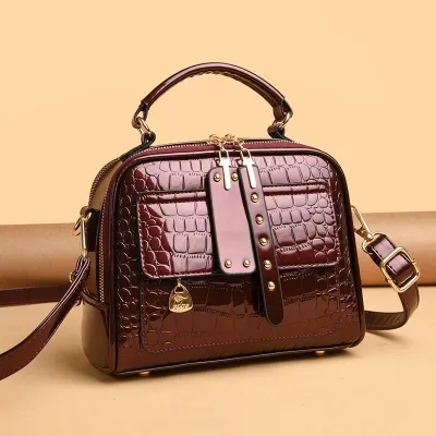Graceful Touch Leather Handbag