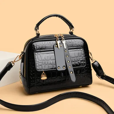 Graceful Touch Leather Handbag