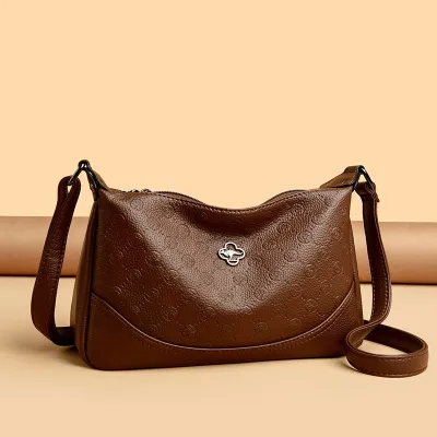Glossy Shine Shoulder Handbag