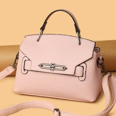 Sleek Shine Carry Handbag