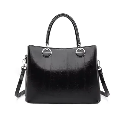 Glossy Chic Shoulder Tote