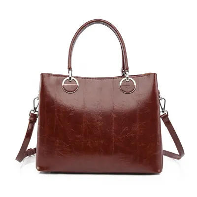 Glossy Chic Shoulder Tote