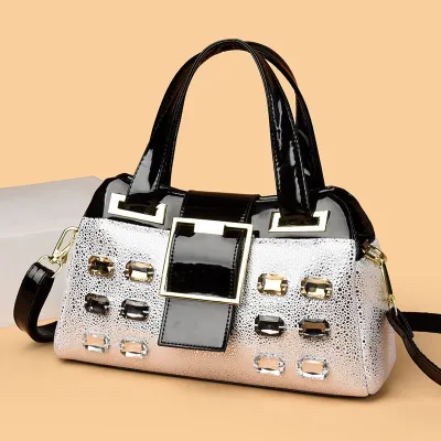 Sleek Golden Touch Bag