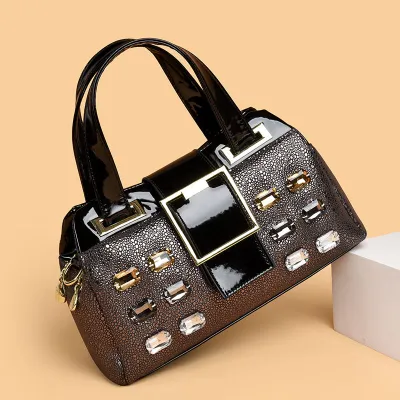 Sleek Golden Touch Bag