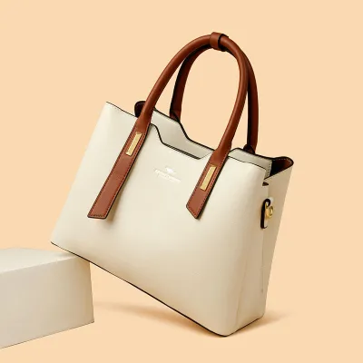 Pure Glow Leather Shoulder Bag