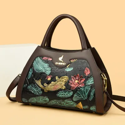 Timeless Glow Leather Tote