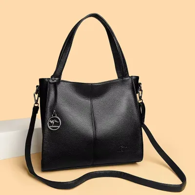 Everyday Glam Leather Handbag
