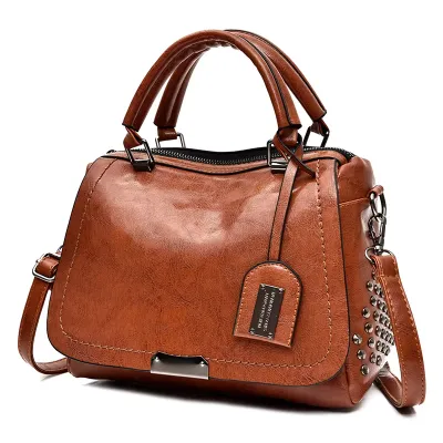 Modern Lady Leather Handbag