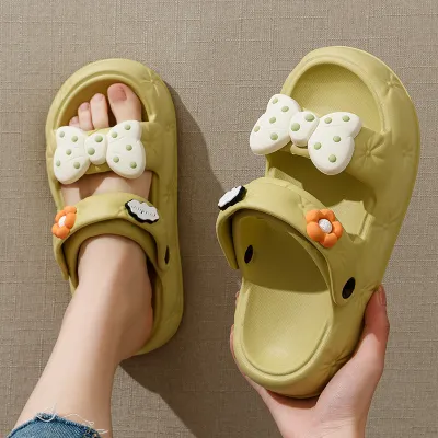 Soft Cushion Floral Home Slippers