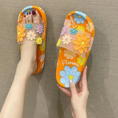 Glam Look Sparkle Finish Slippers