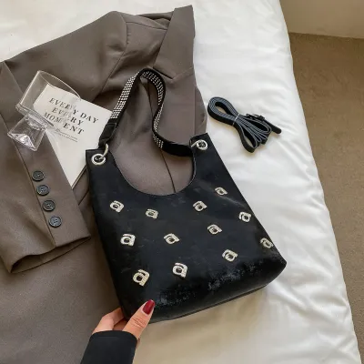 Velvet Charm Shoulder Bag