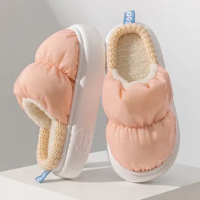 Home Indoor Pu Leather Slippers