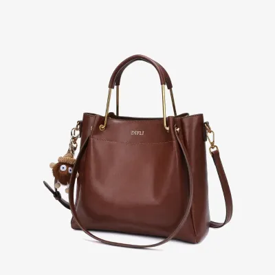 Golden Charm Carry Handbag