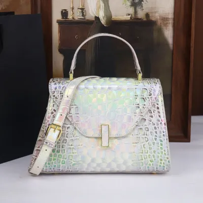 Luxe Line Leather Crossbody Bag