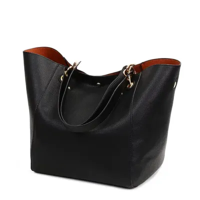 Large Capacity Work Leather Tote Bag