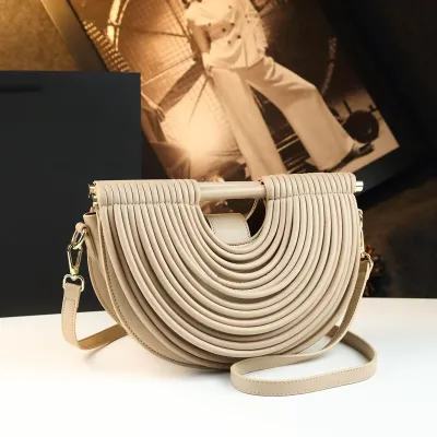 Luxe Personalized Woven Noodle Bag