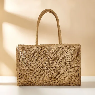 Golden Petal Shoulder Bag