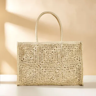 Golden Petal Shoulder Bag
