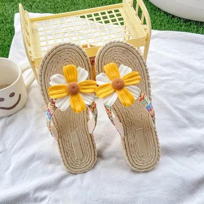 outdoor wear flowers sandals