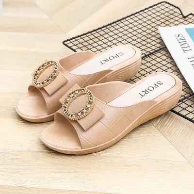 CozyLuxe Foam Comfort Slides