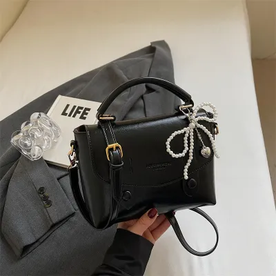 Chic Horizon Leather Cross-Bag