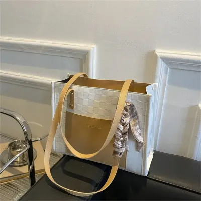 Casual Luxe Shoulder Tote